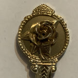 To Mother Rose Flower Collectable Souvenir Spoon CV