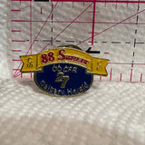 Calgary Stampede 88 Street 2&7 66 CFR Calgary Herald  Lapel Pin