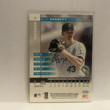 #25 A.J. Burnett Florida Marlins 2002 Donruss Leaf Baseball Card HK