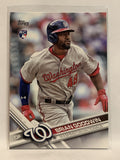 #289 Brian Goodwin Rookie Washington Nationals 2017 Topps Series One Baseball Card