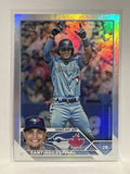 #324 Santiago Espinal Rainbow Toronto Blue Jays 2023 Topps Series One Baseball Card