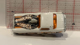 White Metrorail Hot Wheels Toy Diecast Car