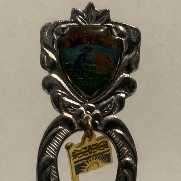 3 Valley Gap BC Canada British Columbia Flag Collectable Souvenir Spoon CV