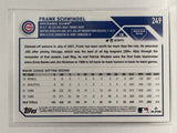 #249 Frank Schwindel Chicago Cubs 2023 Topps Series One Baseball Card