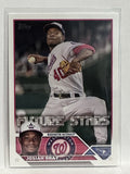 #149 Josiah Gray Future Stars Washington Nationals 2023 Topps Series One Baseball Card