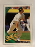 #613 Eric Chavez Oakland Athletics 2010 Topps Baseball Card