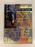 #216 Brett Butler Los Angeles Dodgers 1993 Topps Stadium Club Baseball Card