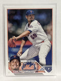#161 Carlos Carrasco New York Mets 2023 Topps Series One Baseball Card