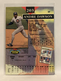#203 Andre Dawson Chicago Cubs 1993 Topps Stadium Club Baseball Card