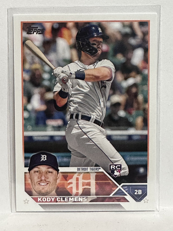 #176 Kody Clemens Rookie Detroit Tigers 2023 Topps Series One Baseball Card