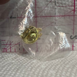 White Tooth  Lapel Pin