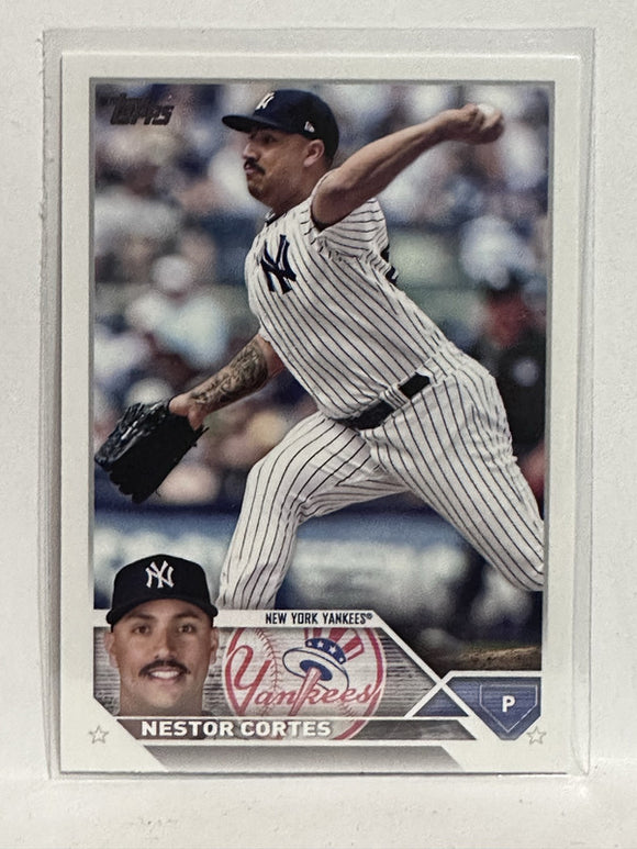 #143 Nestor Cortes New York Yankees 2023 Topps Series One Baseball Card