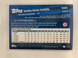 #290 Shin-Soo Choo Texas Rangers 2017 Topps Series One Baseball Card