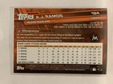 #194 A.J. Ramos Miami Marlins 2017 Topps Series One Baseball Card