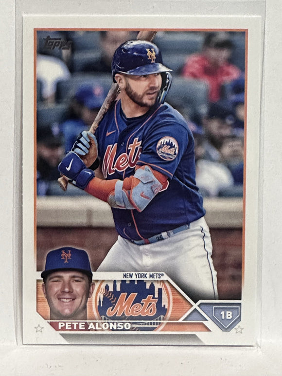 #20 Pete Alonso New York Mets 2023 Topps Series One Baseball Card