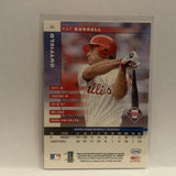 #40 Pat Burrell Philadelphia Phillies 2002 Donruss Leaf Baseball Card HL