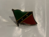 Flag of Saint Kitts and Nevis Lapel Hat Pin CH