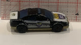 Black White Police Rescue Car Matchbox Toy Diecast Car
