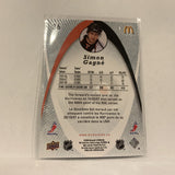 #36 Simon Gagne Philadelphia Flyers  Mcdonalds 2008-09 Upper Deck Hockey  Card A1H