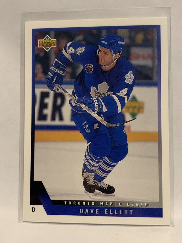 #215 Dave Ellett Toronto Blue Jays 1993-94 Upper Deck Hockey Card  NHL