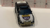 Black White Police Rescue Car Matchbox Toy Diecast Car