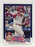 #209 Darick Hall Rookie Blue Philadelphia Phillies 2023 Topps Series One Baseball Card