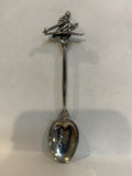 Jasper Canada skier Skiing Souvenir Spoon
