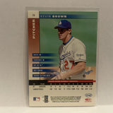 #78 Kevin Brown Los Angeles Dodgers 2002 Donruss Leaf Baseball Card HL
