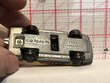 Yellow Gambler 4 Ford Thunderbird Car 1/67 #217 Majorette Diecast Car