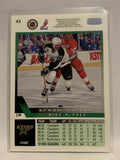 #43 Mike McPhee Dallas Stars 1993-94 Upper Deck Hockey Card  NHL
