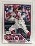#193 Luis Garcia Washington Nationals 2023 Topps Series One Baseball Card
