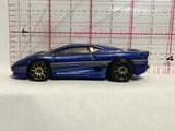 Blue Racer Car 1992 Lamborghini Hot Wheels Diecast Car
