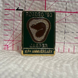 Roadeo '93 Jasper 10th Anniversary Beaver  Lapel Pin