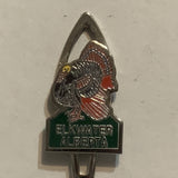 Elkwater Alberta Turkey Bird Collectable Souvenir Spoon CW