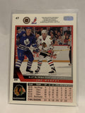 #47 Joe Murphy Chicago Blackhawks 1993-94 Upper Deck Hockey Card  NHL