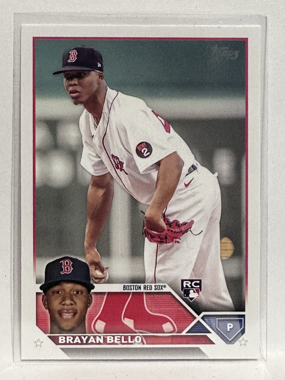 #185 Brayan Bello Rookie Boston Red Sox 2023 Topps Series One Baseball Card