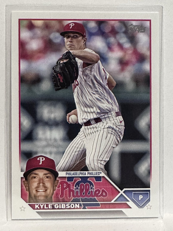 #96 Kyle Gibson Philadelphia Phillies 2023 Topps Series One Baseball Card