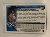 #631 Marc Rzepczynski Toronto Blue Jays 2010 Topps Baseball Card
