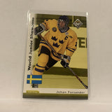 #293 Johan Forsander Sweden  World Junior Showcase 1998-99 UD Collectors Choice Hockey  Card A1I