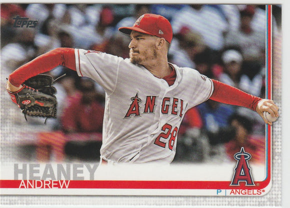 #257 Andrew Heaney Los Angeles Angels 2019 Topps Baseball Series 1