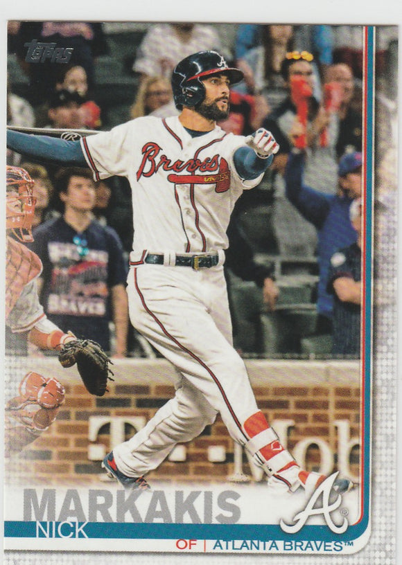 #350 Nick Markakis Atlanta Braves 2019 Topps Baseball Series 1