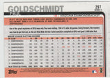 #297 Paul Goldschmidt Arizona Diamondbacks 2019 Topps Baseball Series 1