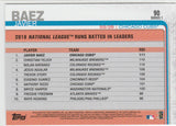 #90 Javier Baez Chicago Cubs 2019 Topps Baseball Series 1