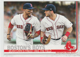 #28 Boston's Boys Boston Red Sox 2019 Topps Baseball Series 1