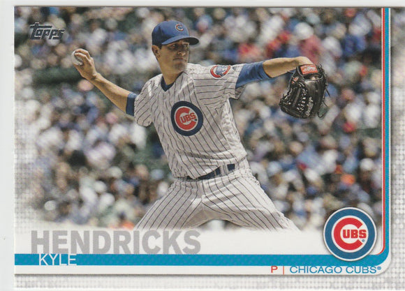 #171 Kyle Hendricks Chicago Cubs 2019 Topps Baseball Series 1