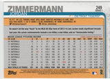 #249 Jordan Zimmermann Detroit Tigers 2019 Topps Baseball Series 1