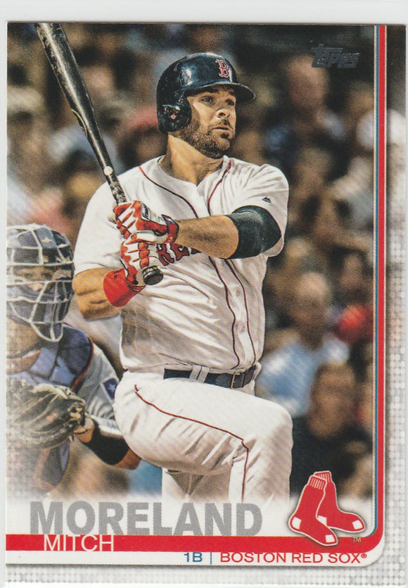 #262 Mitch Moreland Boston Red Sox 2019 Topps Baseball Series 1