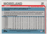 #262 Mitch Moreland Boston Red Sox 2019 Topps Baseball Series 1