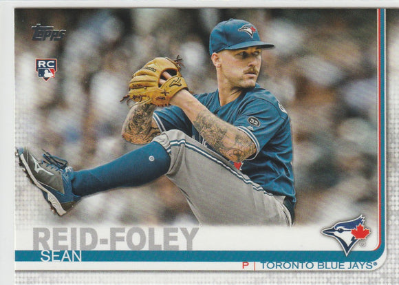#134 Sean Reid Foley Toronto Blue Jays RC 2019 Topps Series 1 Baseball