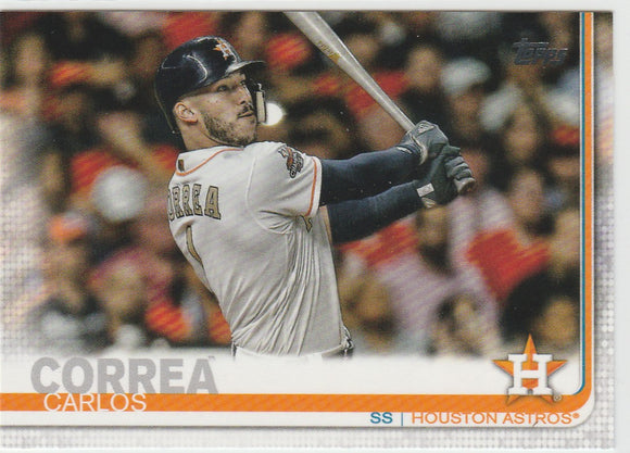 #32 Carlos Correa Houston Astros 2019 Topps Series 1 Baseball